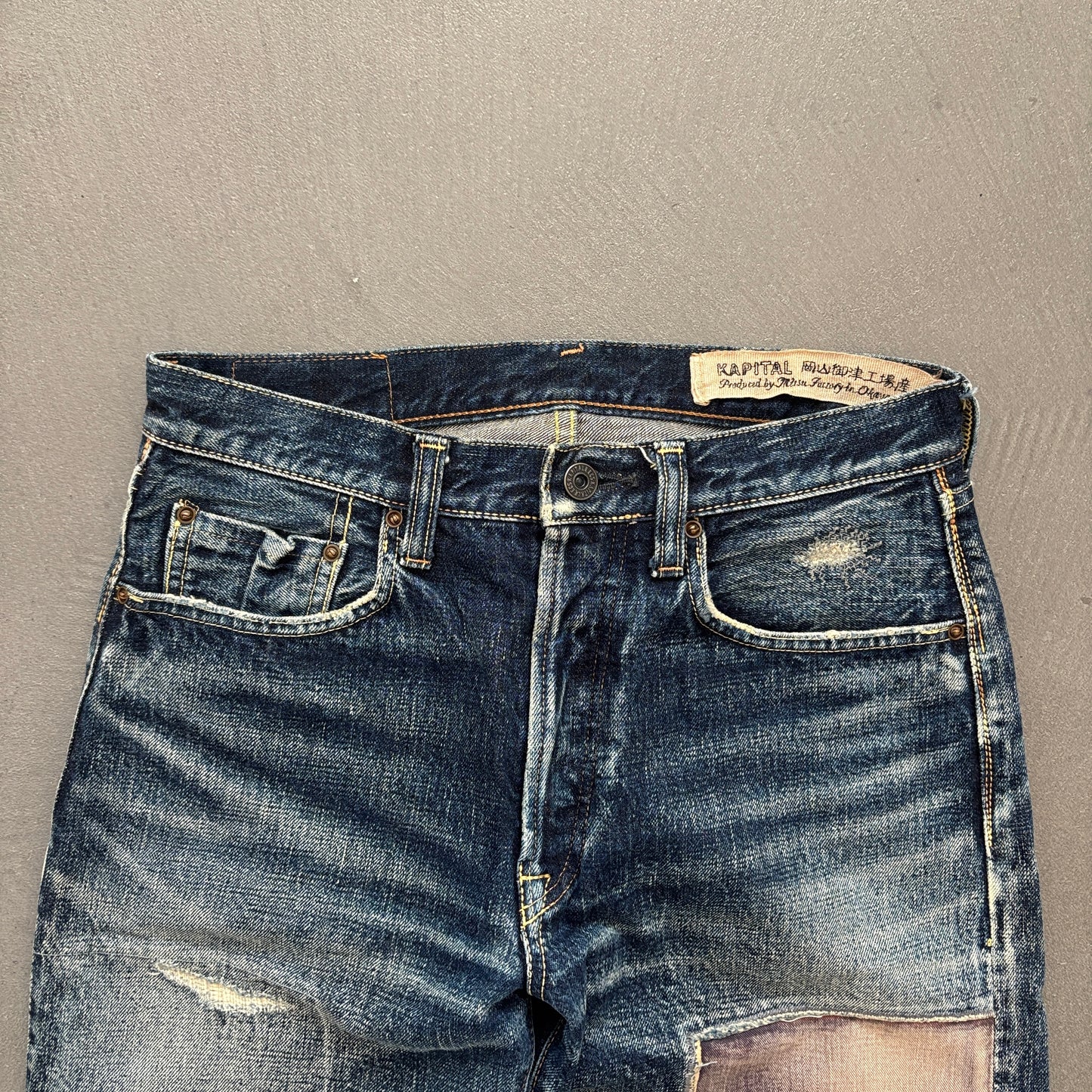KAPITAL BUCKLEBACK SELVEDGE DENIM [W30]