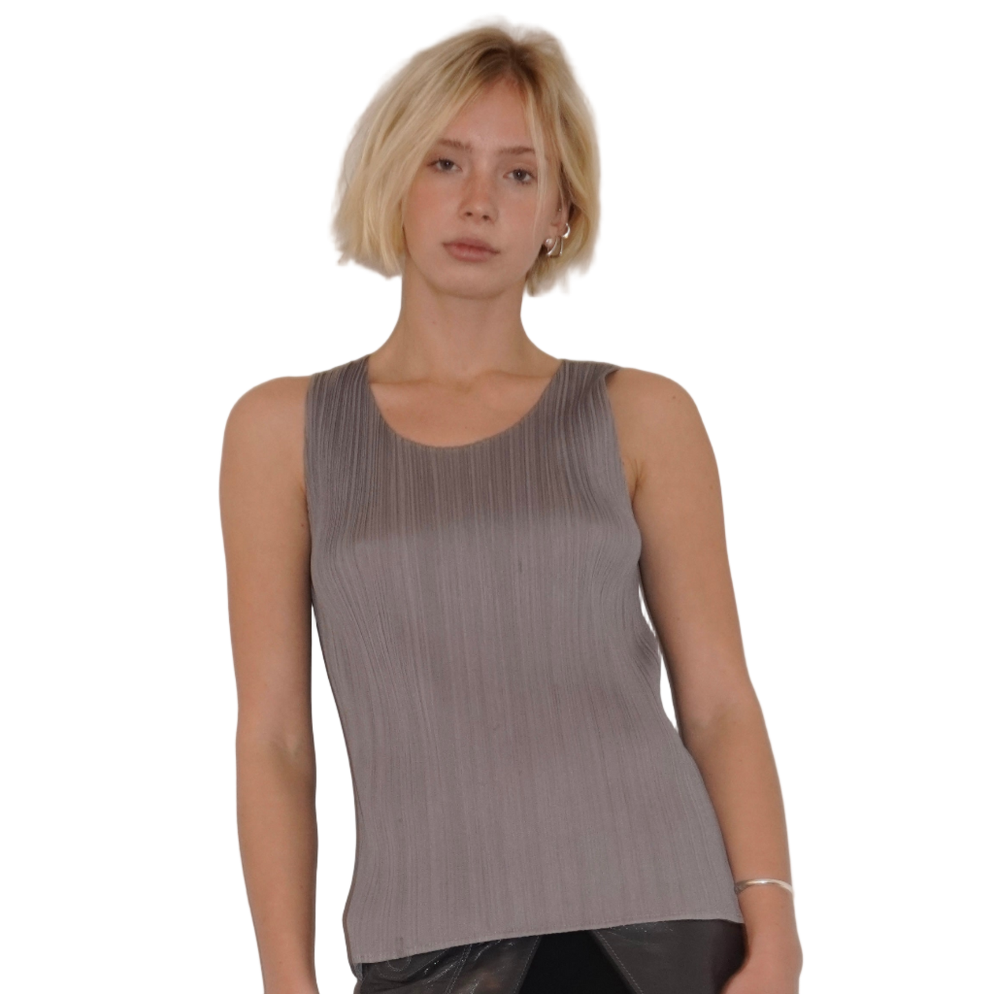 ISSEY MIYAKE PLEATS PLEASE TANKTOP GREY [M]