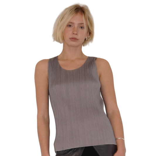 ISSEY MIYAKE PLEATS PLEASE TANKTOP GREY [M]