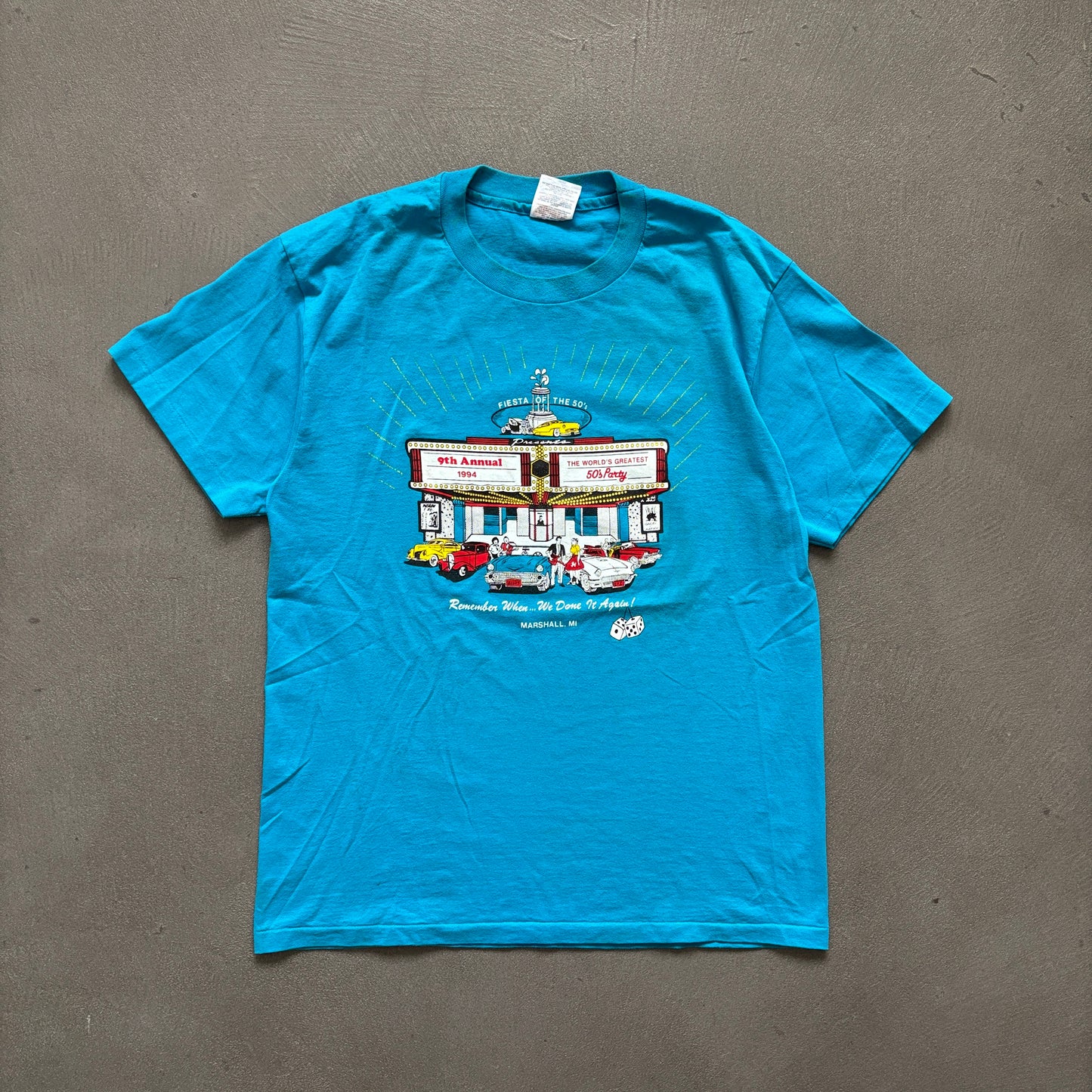 90S FIESTA OF THE 50S CAR PARTY | HANES TAG [L]