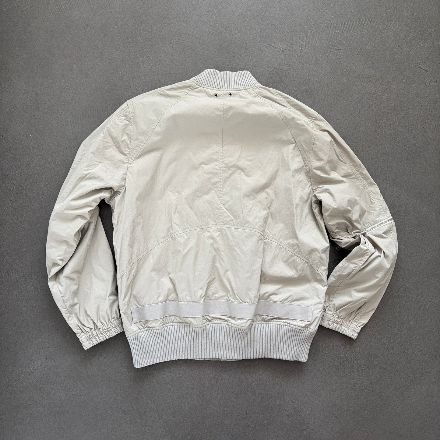 HELMUT LANG ZIP NYLON BOMBER JACKET [M]