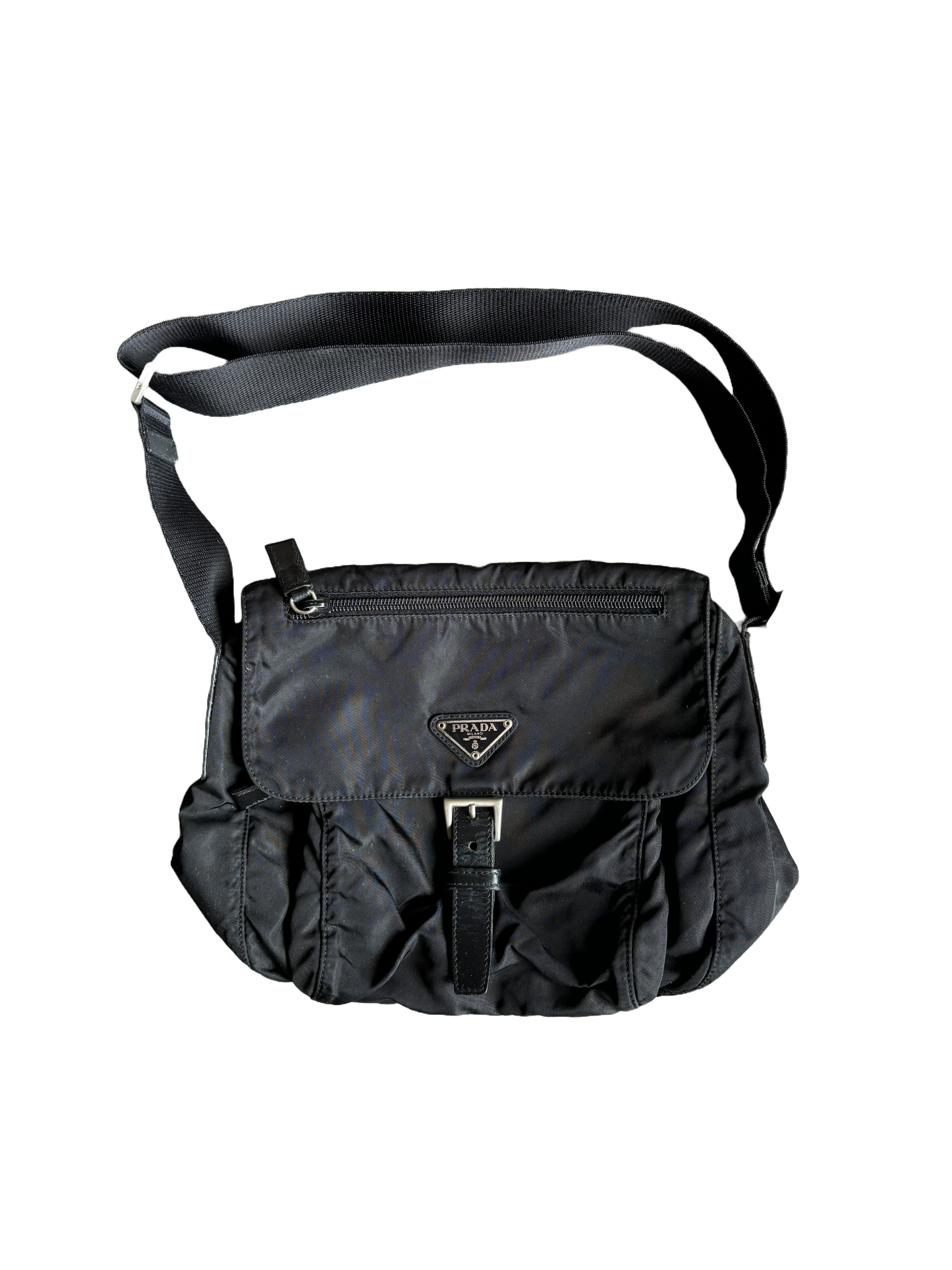 PRADA MESSENGER BAG BLACK