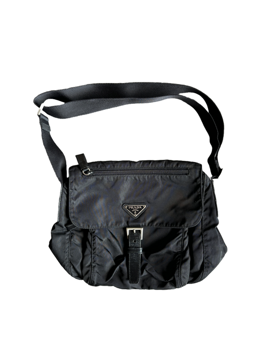 PRADA MESSENGER BAG BLACK