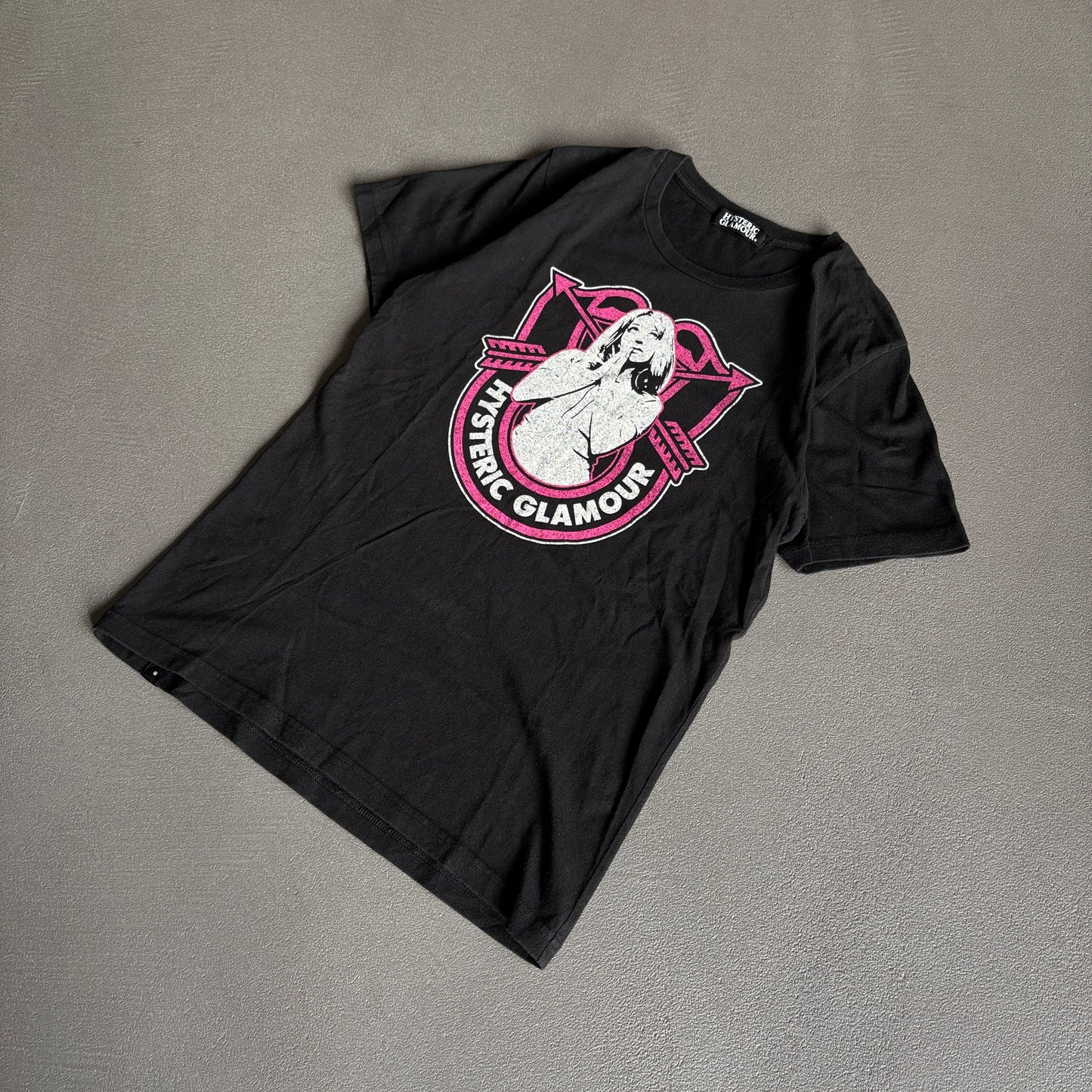 HYSTERIC GLAMOUR ARROW TEE BLACK [S]