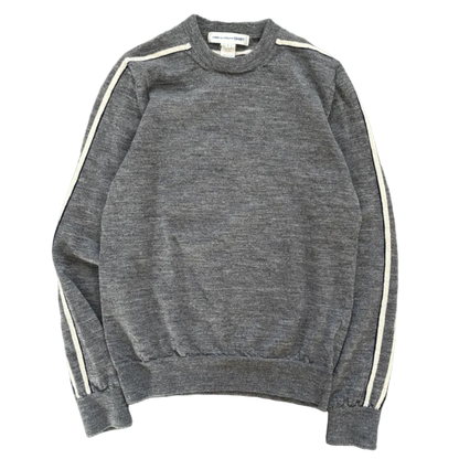 COMME DES GARCONS STRIPED SWEATER GREY [M]
