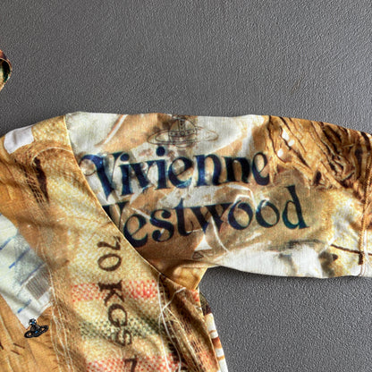 VIVIENNE WESTWOOD ALL OVER PRINT HOODIE [M]
