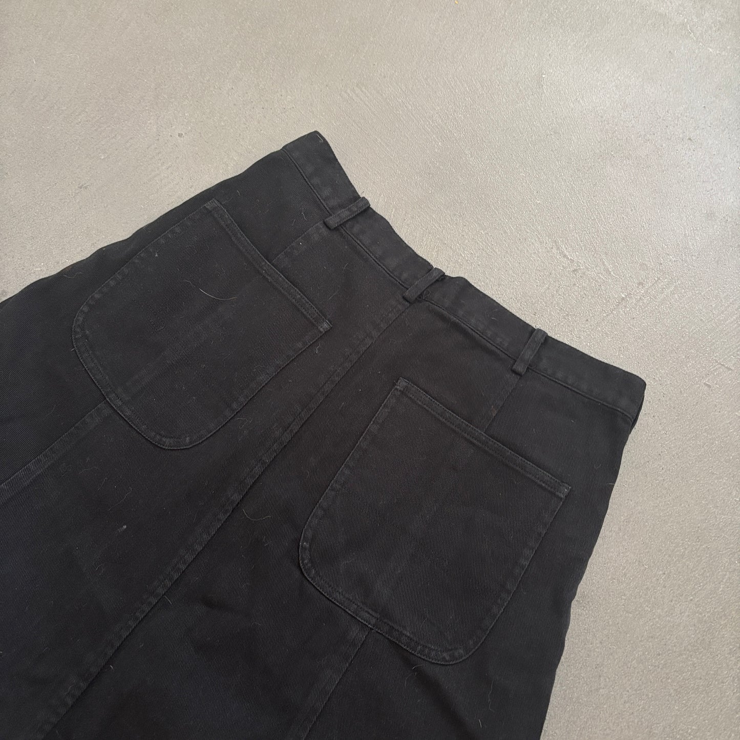 COMME DES GARCONS BLACK DROP CROTCH PANTS [S]