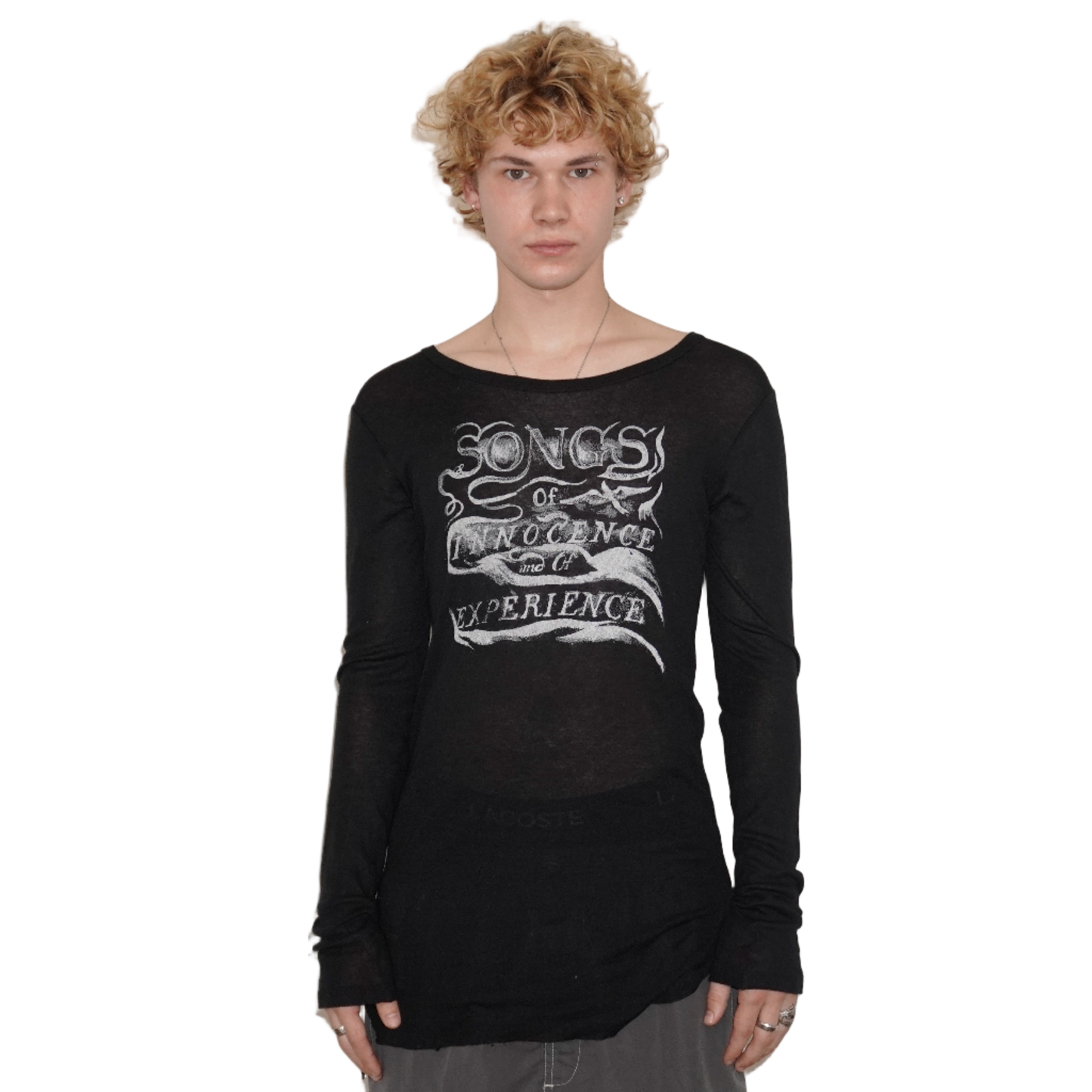 FW18 ANN DEMEULEMEESTER EMO TOP BLACK [M]