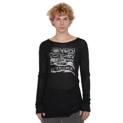 FW18 ANN DEMEULEMEESTER EMO TOP BLACK [M]