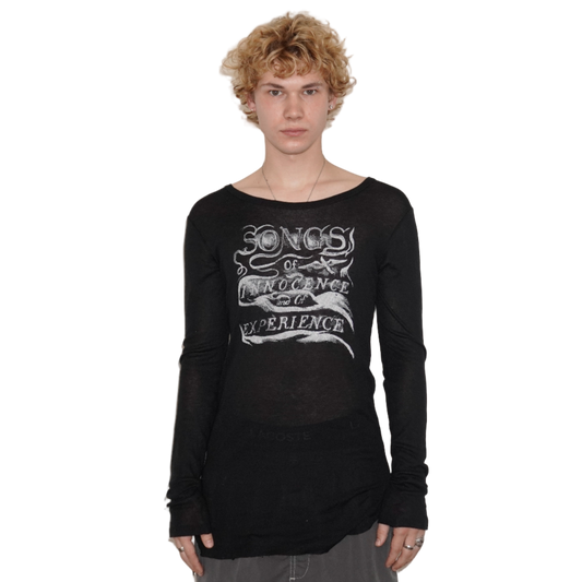 FW18 ANN DEMEULEMEESTER EMO TOP BLACK [M]