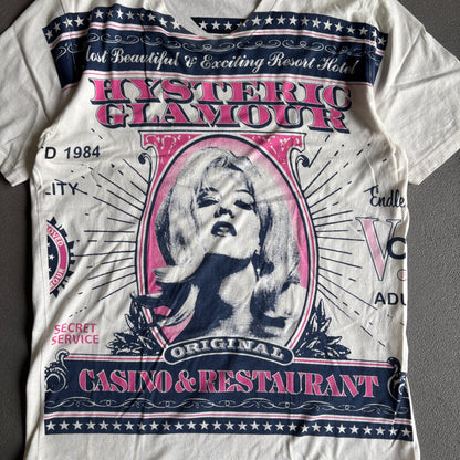 HYSTERIC GLAMOUR CASINO TEE WHITE [M]