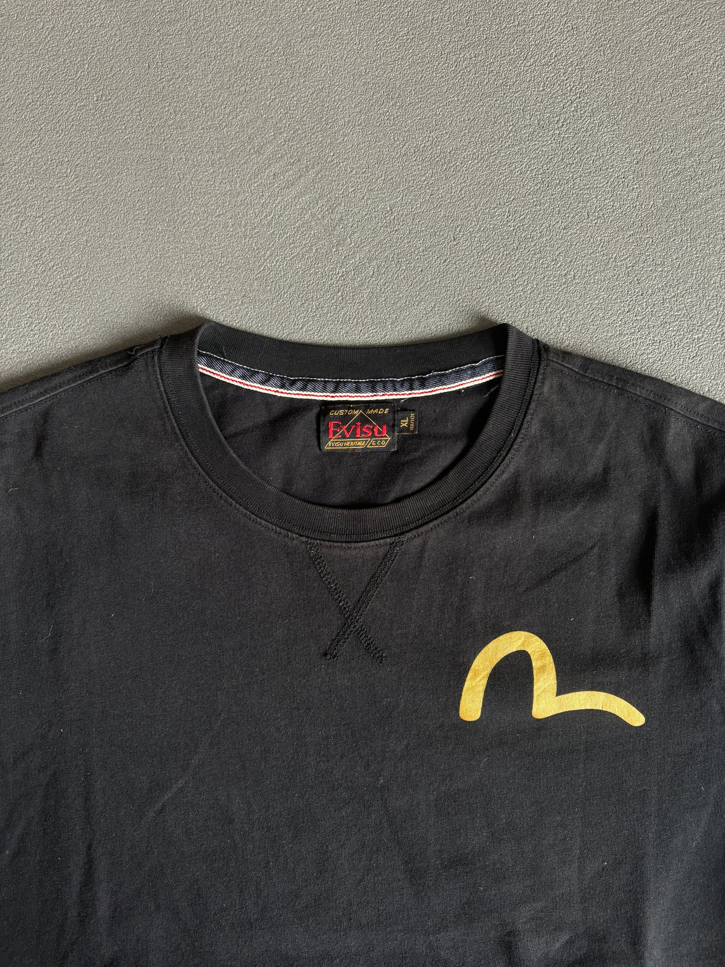 EVISU DIACOCK TEE NERO [L]