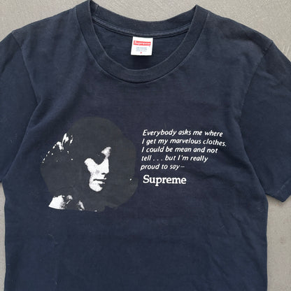SS17 SUPREME MARVELOUS CLOTHES TEE NAVY [S]