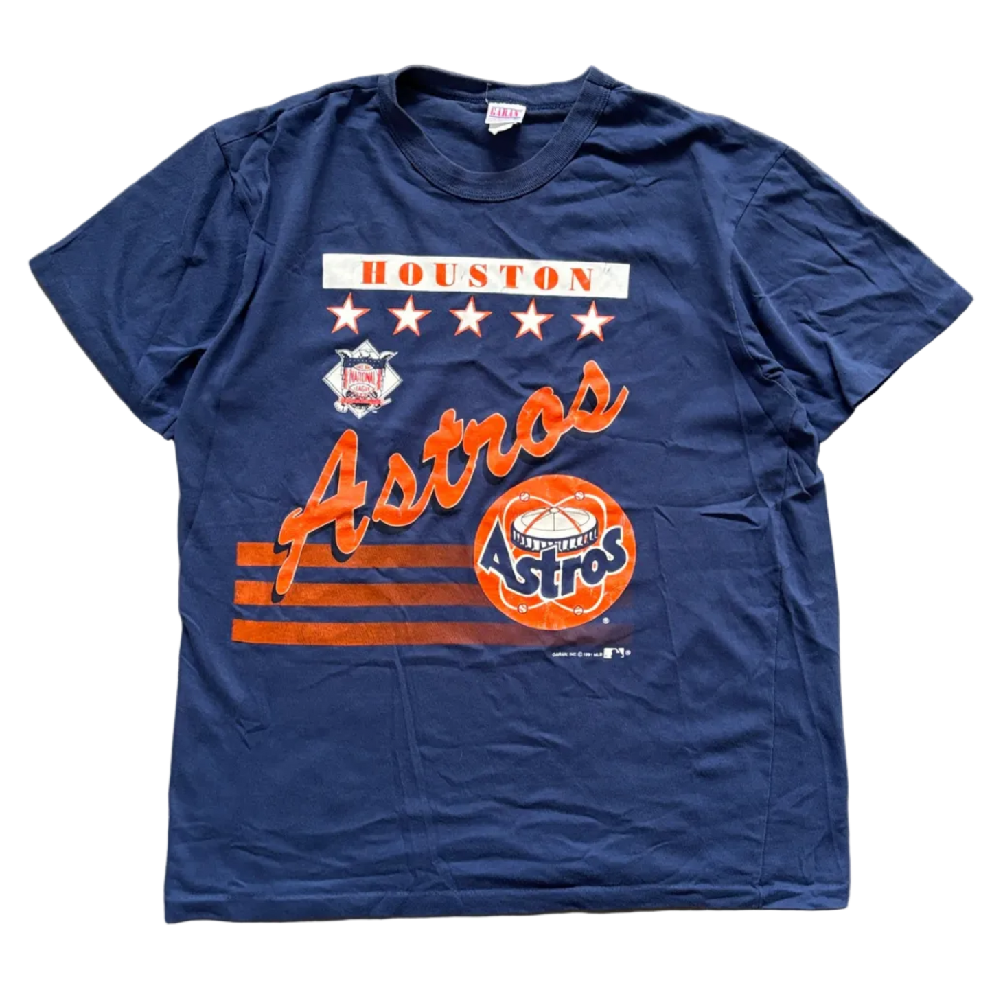 1991 HOUSTON ASTROS TEE | GARAN TAG [L]