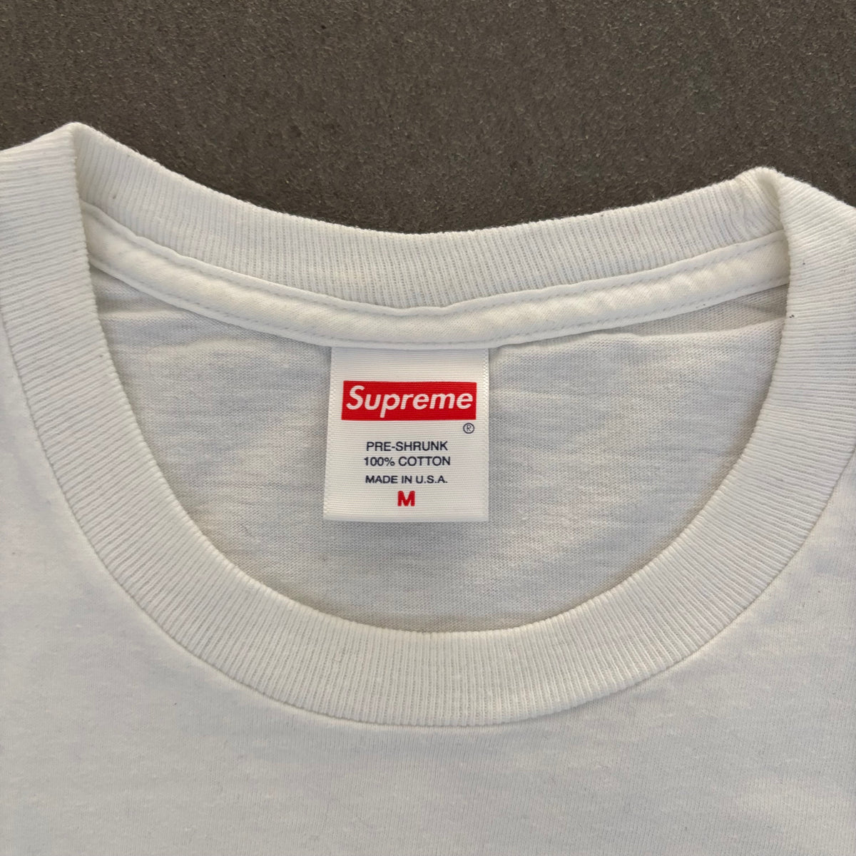 FW19 SUPREME INCORPORATED TEE WHITE [M]