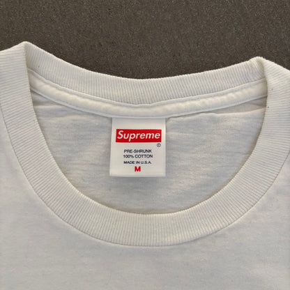 FW19 SUPREME INCORPORATED TEE WHITE [M]