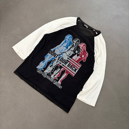 HYSTERIC GLAMOUR DONT LOOK BACK RAGLAN 3/4TH SLEEVE [M]