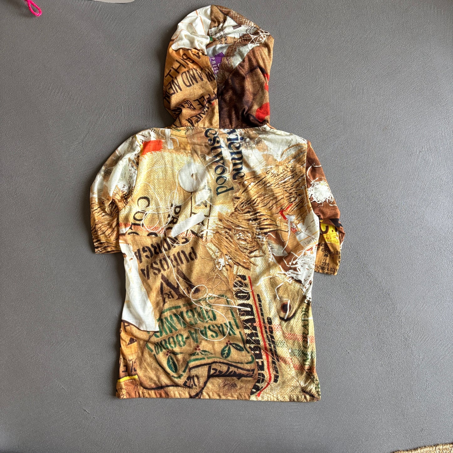 VIVIENNE WESTWOOD ALL OVER PRINT HOODIE [M]