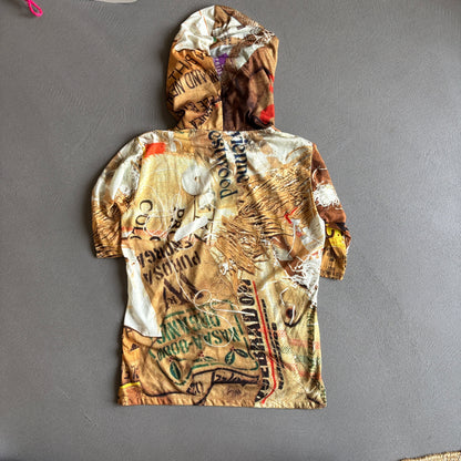 VIVIENNE WESTWOOD ALL OVER PRINT HOODIE [M]