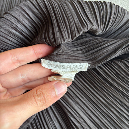ISSEY MIYAKE PLEATS PLEASE TANKTOP BROWN [L]