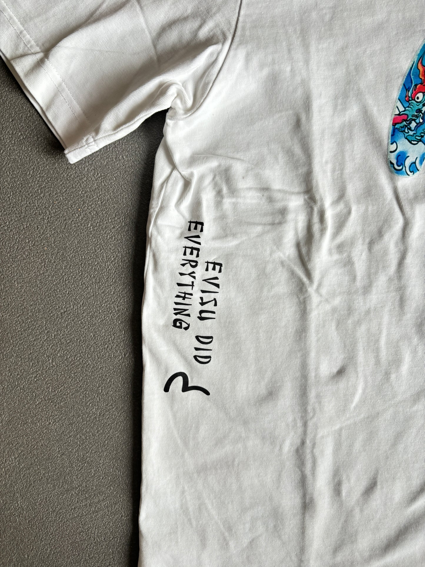 EVISU SEAGULL TEE BIANCO [L]