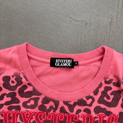 HYSTERIC GLAMOUR PANTHER TEE PINK [L]