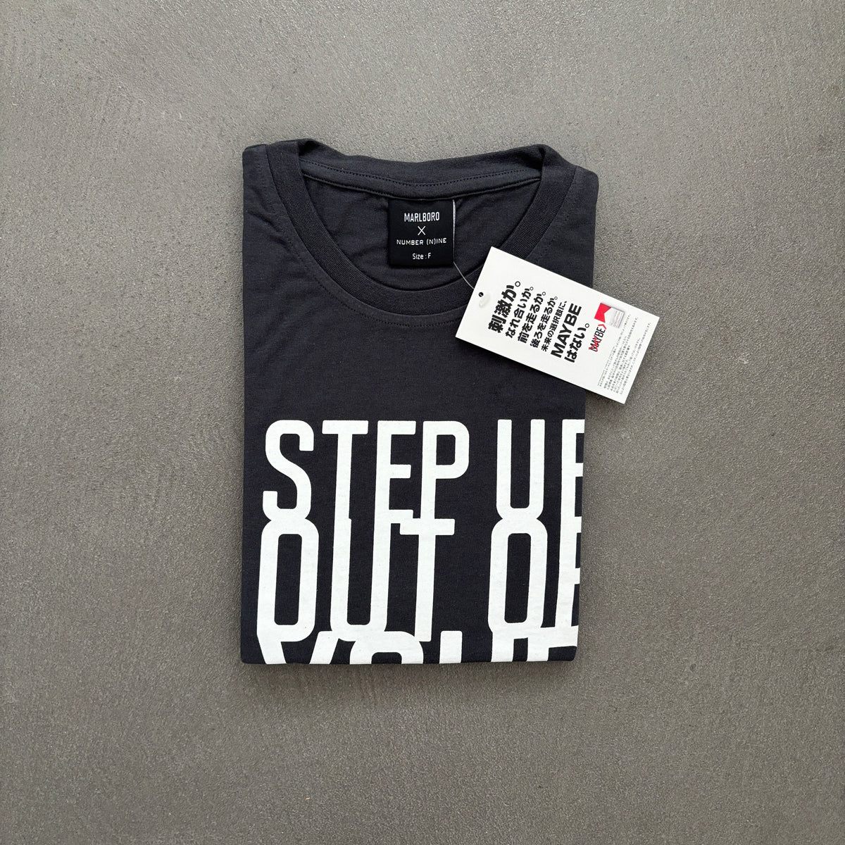 NUMBER (N)INE STEP OUT OF YOUR BOX TEE GREY [L]