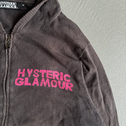 HYSTERIC GLAMOUR SATURDAY NIGHT ZIP-HOODIE [S]