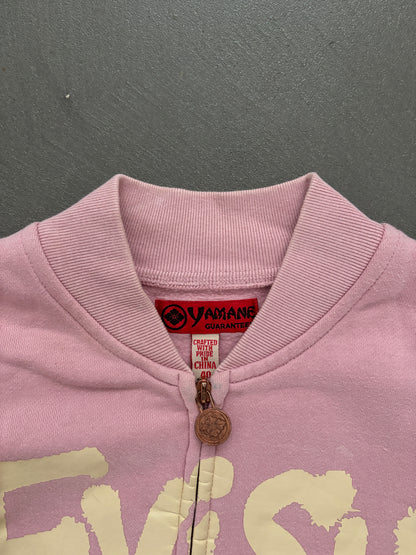EVISU GENES ZIP-UP SWEATER PINK [L]