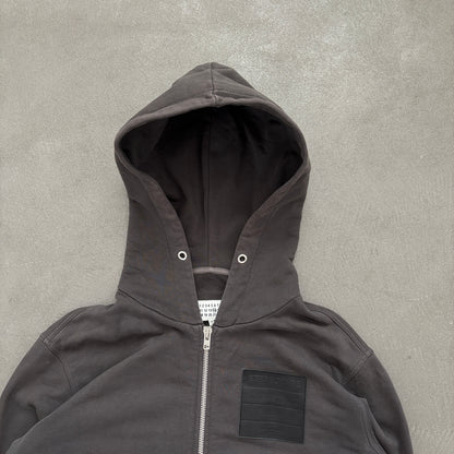 MAISON MARGIELA STEREOTYPE ZIP-UP HOODIE GREY [M]