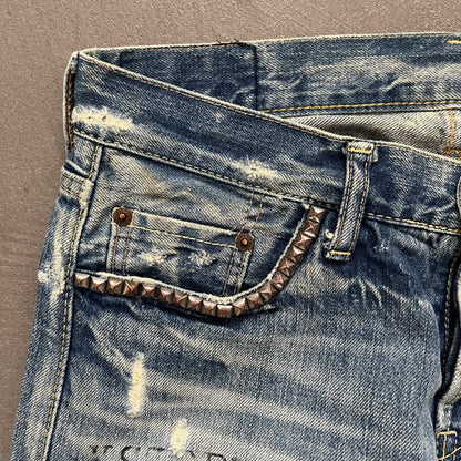 HYSTERIC GLAMOUR STUDDED SELVEDGE DENIM #38 [W30]