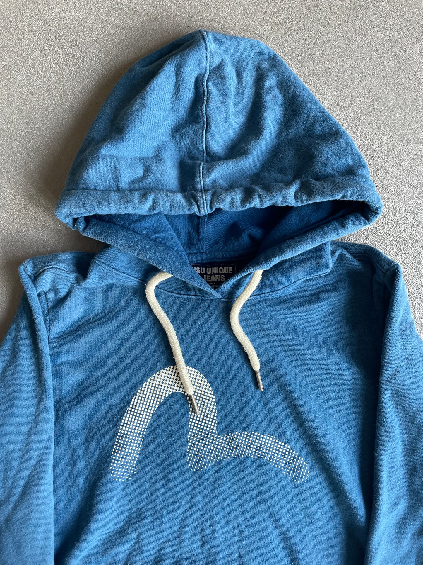 EVISU HOODIE BLUE [XS]