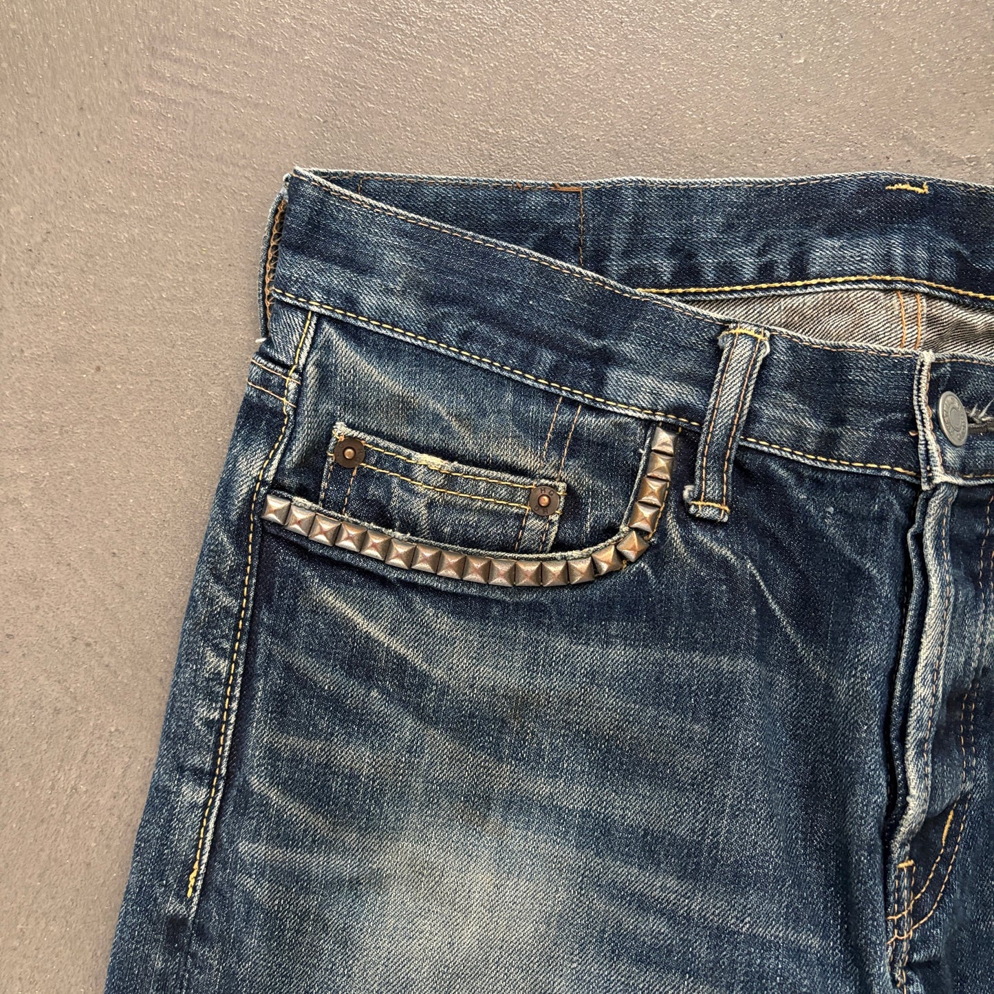 HYSTERIC GLAMOUR STUDDED DENIM #13 [W30]
