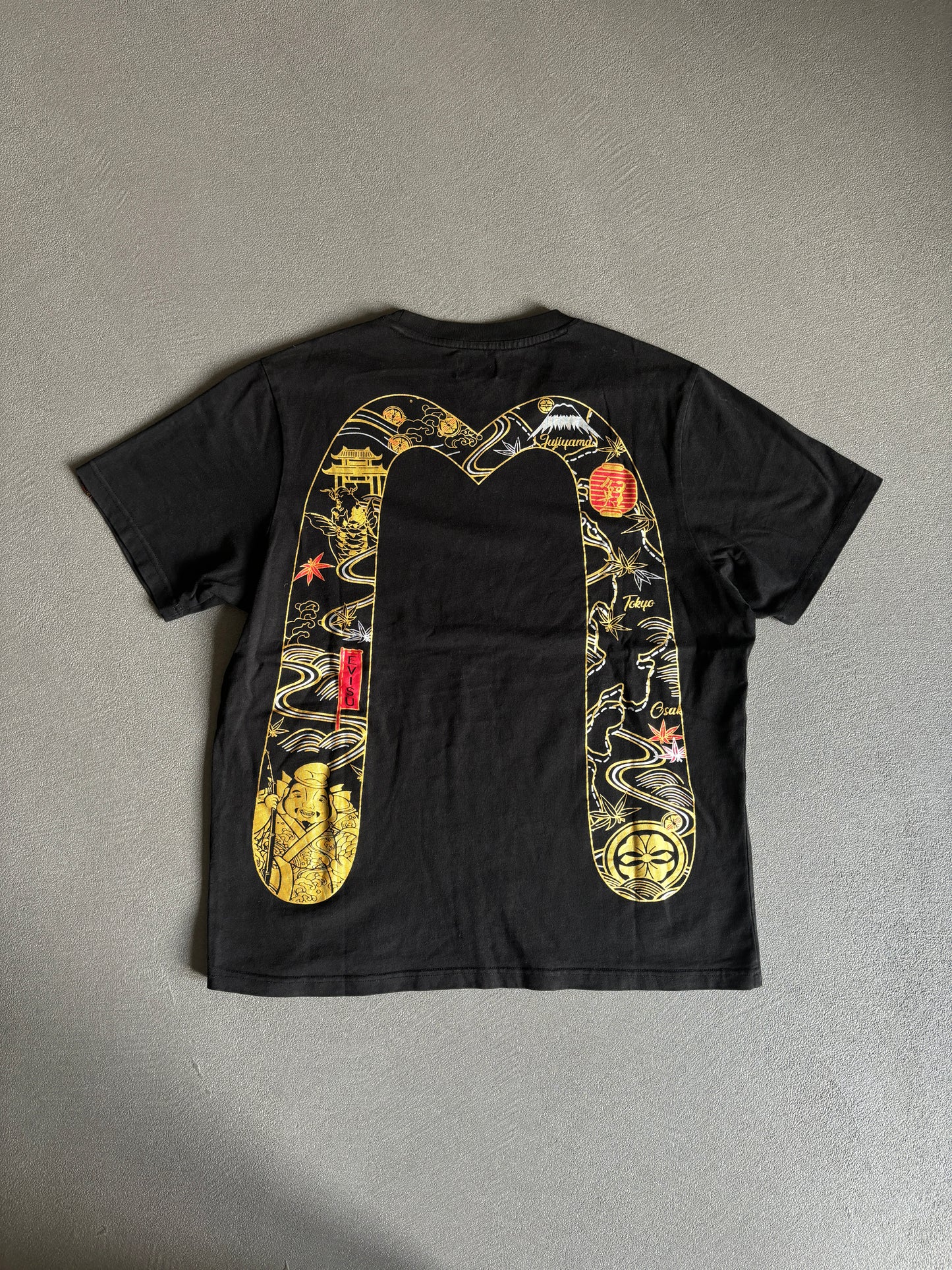 EVISU DIACOCK TEE NERO [L]