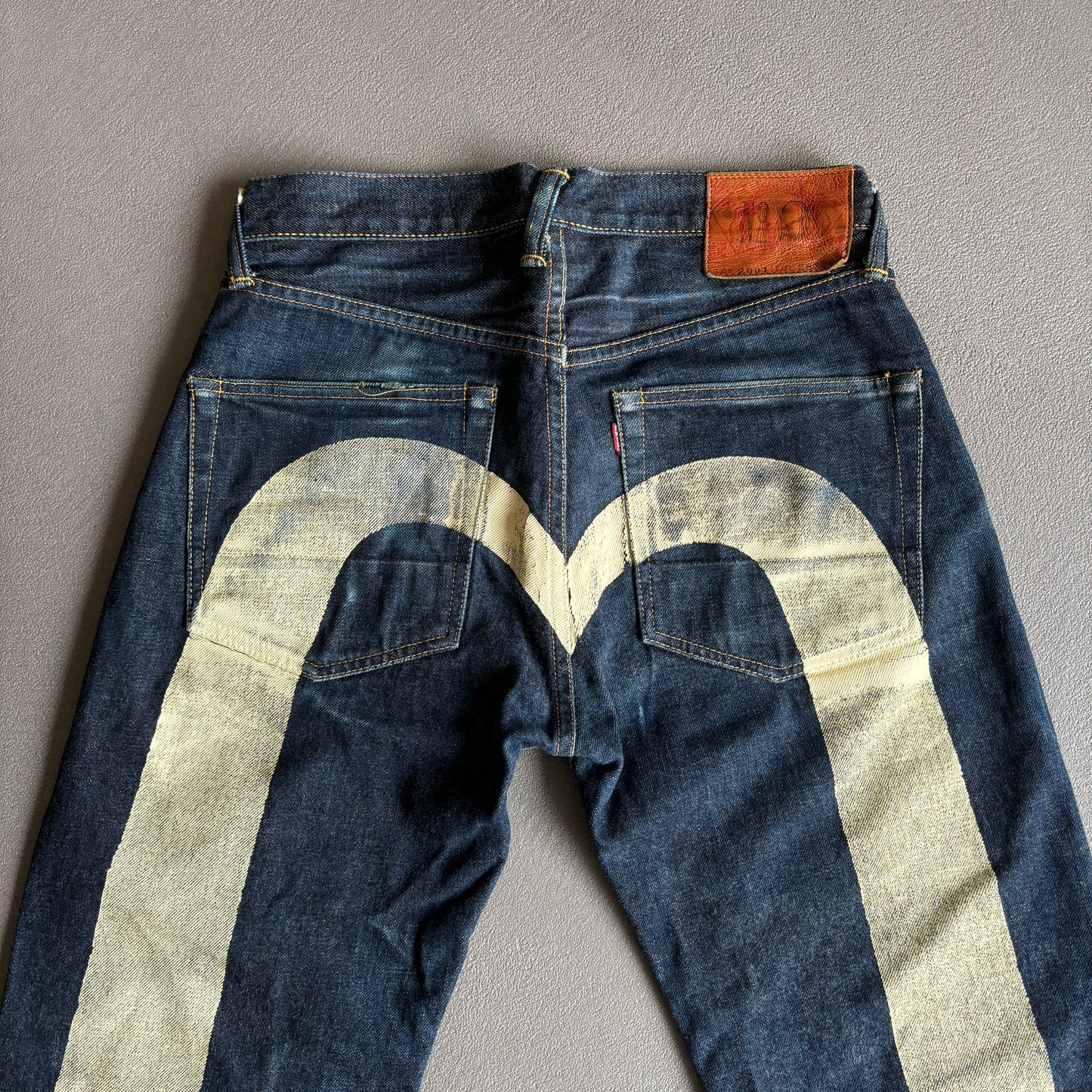 EVISU INDIGO JEANS CREME DIACOCK [W29]