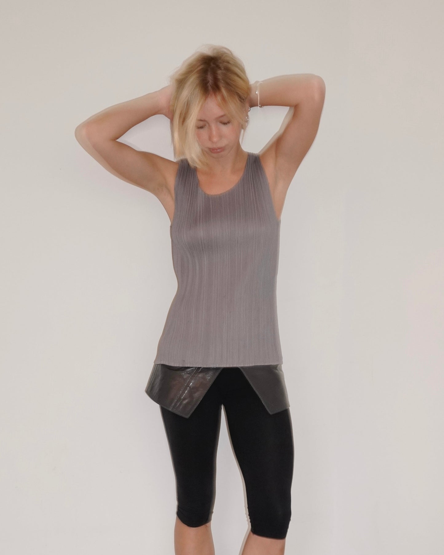 ISSEY MIYAKE PLEATS PLEASE TANKTOP GREY [M]