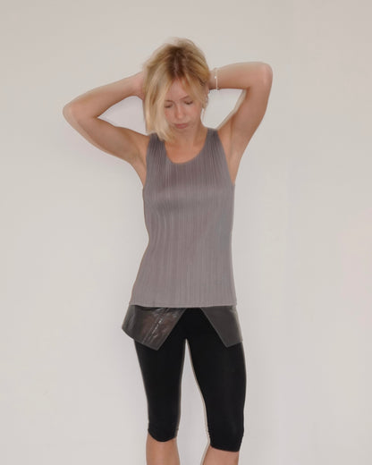 ISSEY MIYAKE PLEATS PLEASE TANKTOP GREY [M]