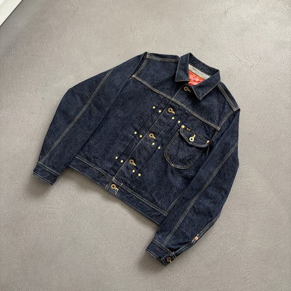 KAPITAL NR.2 BUCKLEBACK SELVEDGE DENIM JACKET [S]