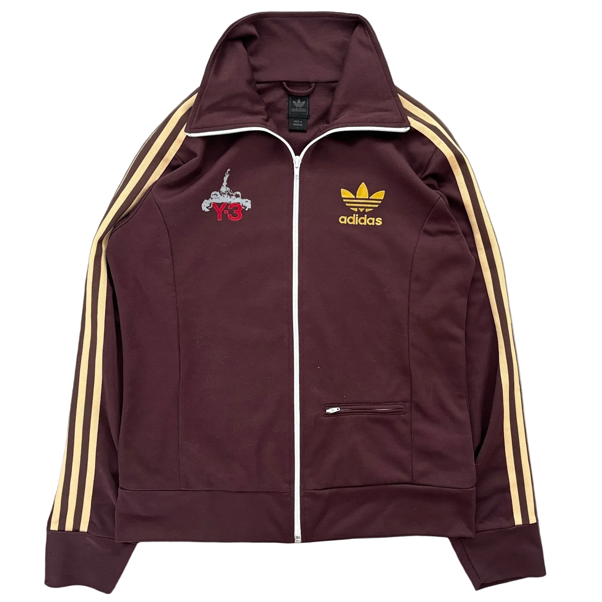 Y-3 BY YOHJI YAMAMOTO ZIP-UP BROWN [M]