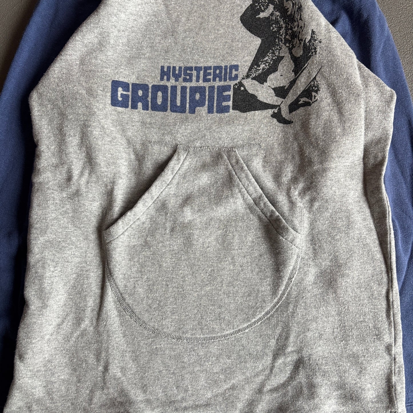 HYSTERIC GLAMOUR HYSTERIC GROUPIE HOODIE BLUE [S]
