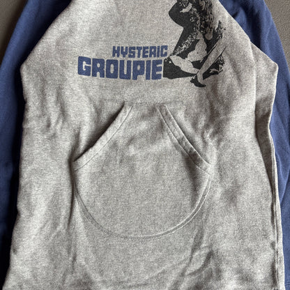 HYSTERIC GLAMOUR HYSTERIC GROUPIE HOODIE BLUE [S]