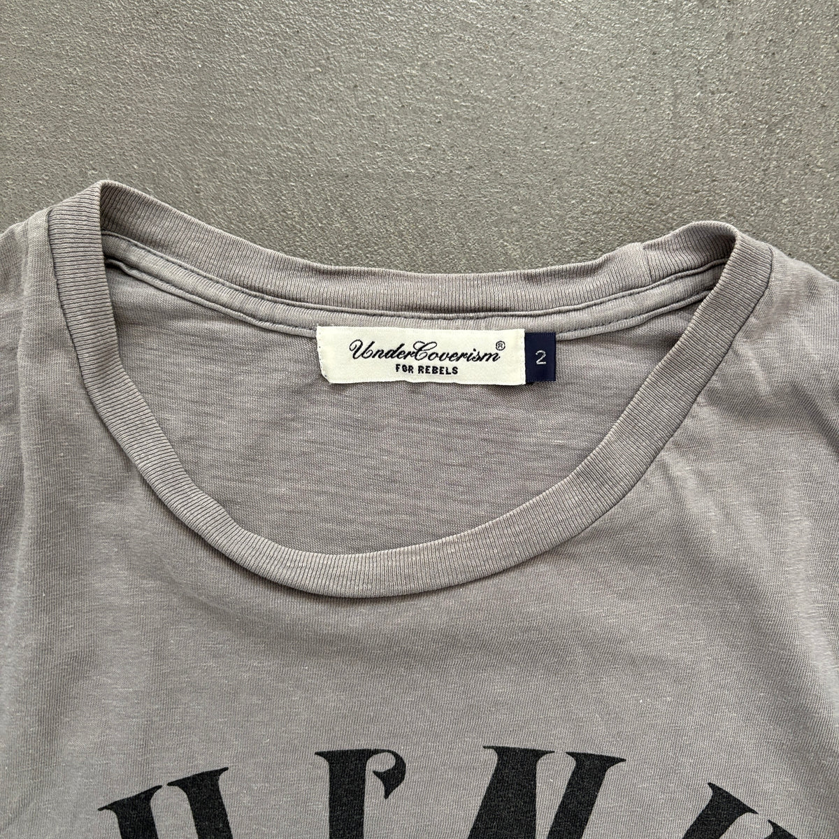 UNDERCOVERISM THINK TEE GREY [M]