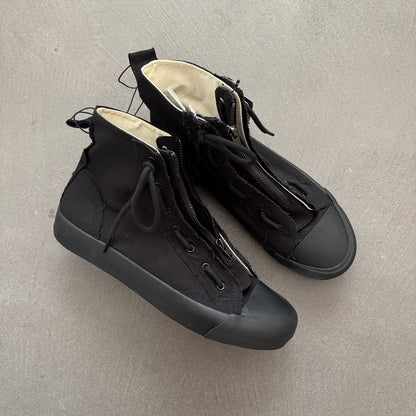 UNDERCOVER X GU ZIP-UP HIGH TOP SNEAKERS [NEW]