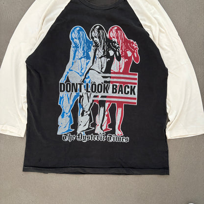 HYSTERIC GLAMOUR DONT LOOK BACK RAGLAN 3/4TH SLEEVE [M]
