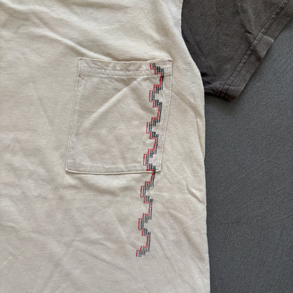 KAPITAL POCKET TEE TWO-TONE [L]