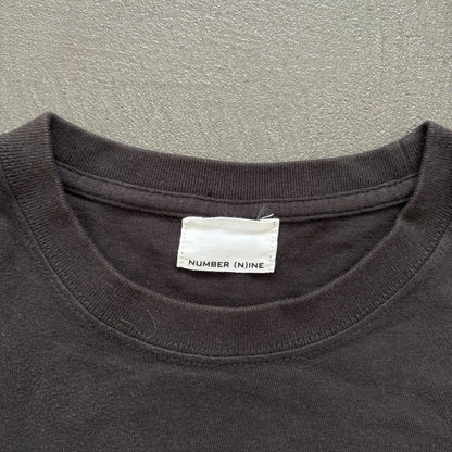 NUMBER (N)INE CUTOUT TEE BLACK [L]