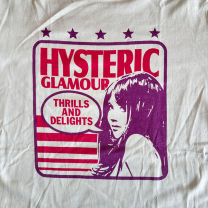HYSTERIC GLAMOUR THRILLS AND DELIGHTS TEE [M]