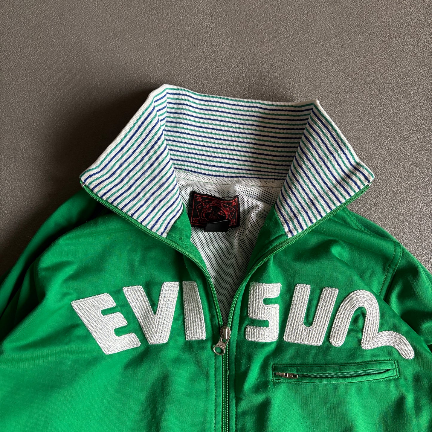 EVISU ZIP-UP TRACKJACKET GREEN [M]