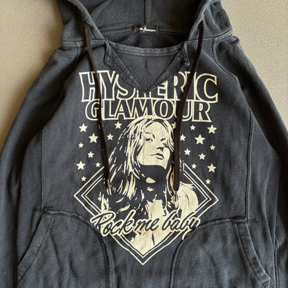 HYSTERIC GLAMOUR ROCK ME BABY HOODIE [XS]