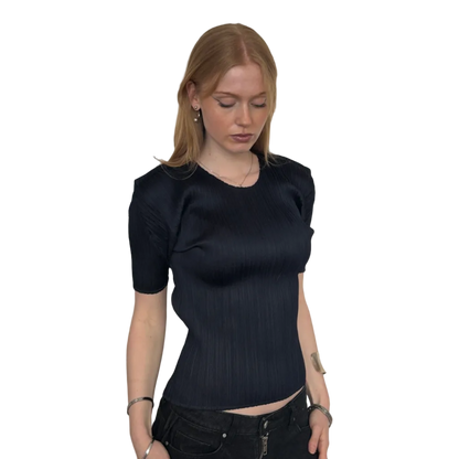 ISSEY MIYAKE PLEATS PLEASE TOP NAVY [S]